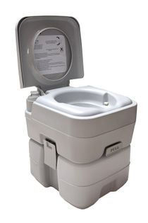 M17633Turystyczna toaleta na działkę przenośna 20l ze spłuczką pojemn