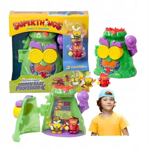 SUPERTHINGS Kazoom Power Kryjówka Profesor K Hidden Base Zings Figurki na Arena.pl