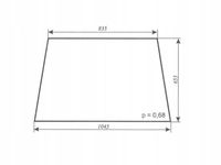 szyba przednia ciągnika URSUS C-360 kabina Wrocław