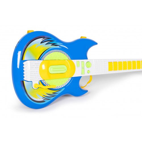 ZESTAW MUZYCZNY DLA DZIECI GITARA ELEKTRYCZNA MIKROFON 3 LATA PLUS na Arena.pl