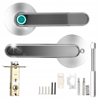 KLAMKA NA KOD SZYFR BLUETOOTH+PALEC+WIFI+RFID