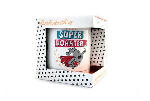 Kubek Super bohatera na Arena.pl