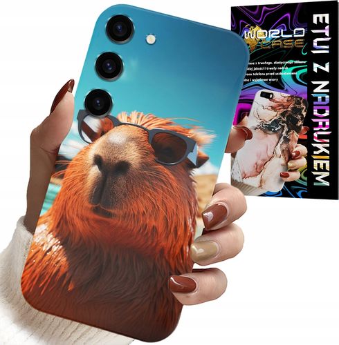 ETUI DO SAMSUNG GALAXY S23 - SŁODKA KAPIBARA, CAPIBARA CASE + SZKŁO na Arena.pl