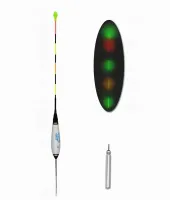 SPŁAWIK PRZELOTOWY ŚWIECĄCY WAGGLER LED 4g+BATERIA