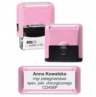 Pieczątka dla pielęgniarki pielęgniarka mała COLOP C20 15 kolorów obudowy