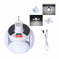 LAMPA SOLARNA LED SKŁADANE ŚWIATŁO ŻARÓWKA USB OŚWIETLENIE OGRODOWA DO DOMU