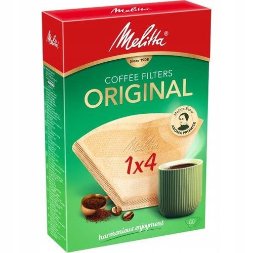 Filtry papierowe do kawy 1x4 Melitta ORIGINAL / Classic 240szt, rozmiar 4 na Arena.pl