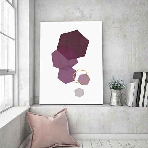 Obraz na płótnie – Canvas, sześciokąty 40x60 na Arena.pl
