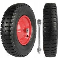 KÓŁKO KOŁO DO TACZKI WÓZKÓW 40CM 6PR 4.00-8 400-8 400x8 MOCNE