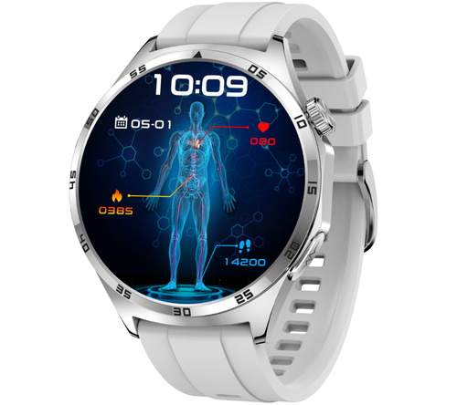 SMARTWATCH męski Rubicon F38 silver/grey silicon PROF na Arena.pl