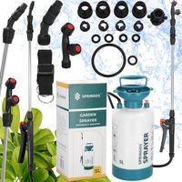 Opryskiwacz ciśnieniowy do roślin, spryskiwacz ogrodowy ręczny 5l