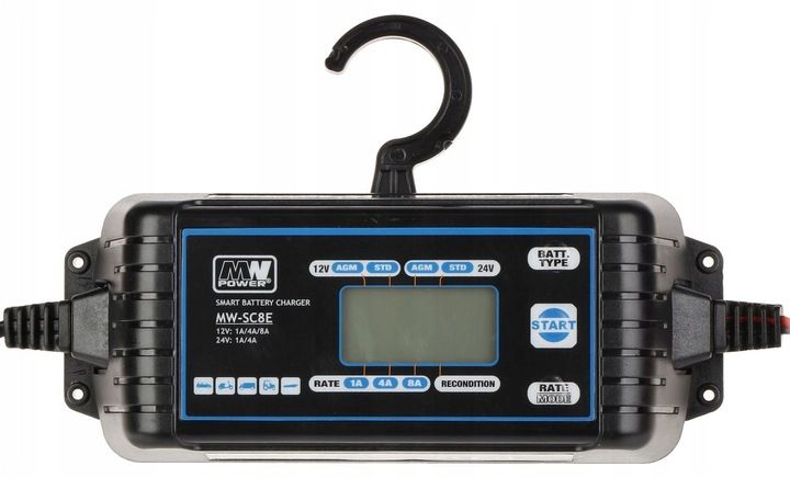 ŁADOWARKA DO AKUMULATORA 12V 24V MW-SC8E MWPower zdjęcie 5