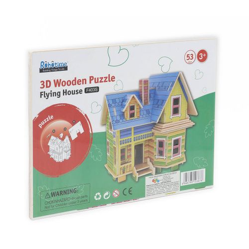 ROBOTIME Drewniany Model Puzzle 3D Dom na Arena.pl