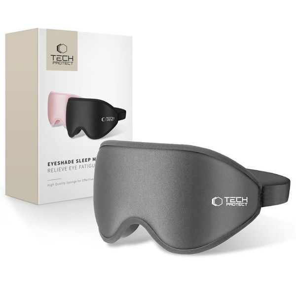 Maska do spania Tech-Protect Eyeshade Sleep Mask Szara zdjęcie 1