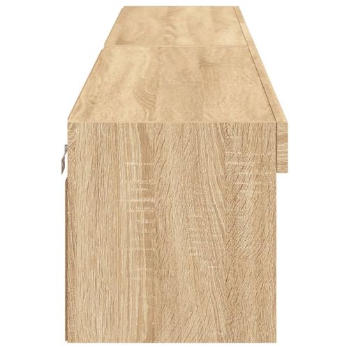 Szafki TV, z LED, 2 szt., kolor dąb sonoma, 100x30x30 cm na Arena.pl