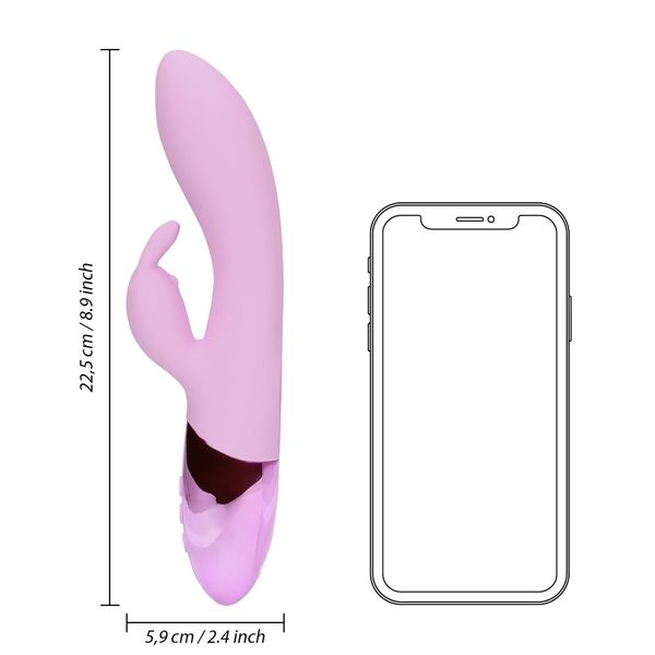 Ultra Soft Silicone Rabbit Vibrator zdjęcie 10