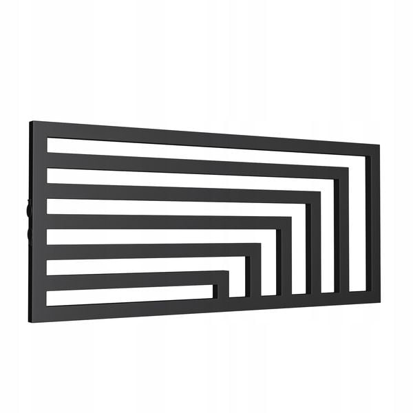 POZIOMY GRZEJNIK LAOS 52x140 CZARNY MAT zdjęcie 4