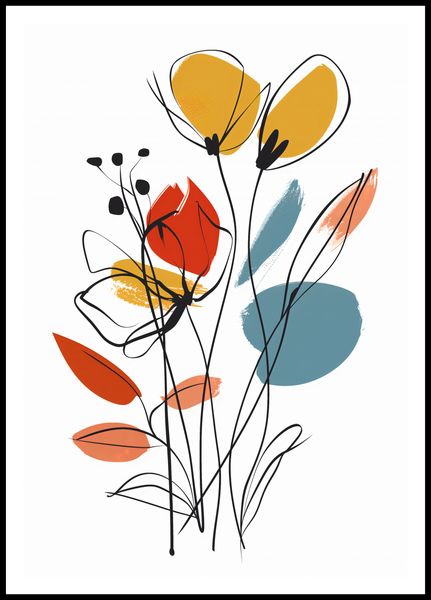 Plakat 68x98cm Ogród przy Lecie zdjęcie 3