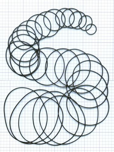 (30 szt.) ZESTAW PASKÓW NAPĘDOWYCH 1,2mm x 1,2mm - RÓŻNE ŚREDNICE na Arena.pl