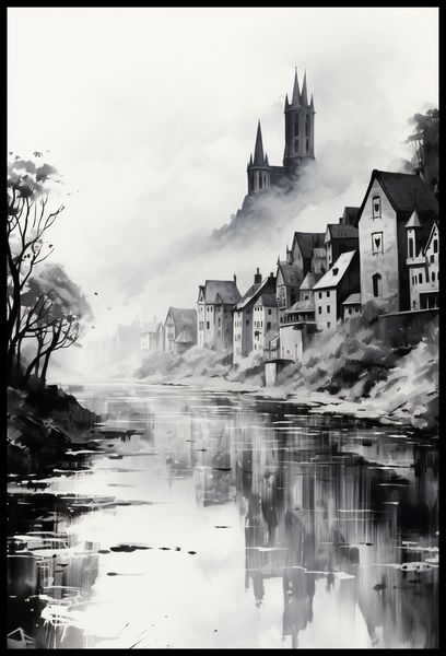 Plakat 68x101cm Mglisty Refleks zdjęcie 2