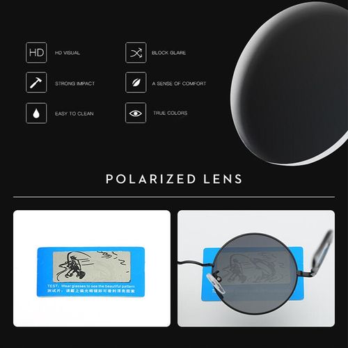 LENONKI Okulary Przeciwsłoneczne POLARYZACJA ZŁOTE na Arena.pl