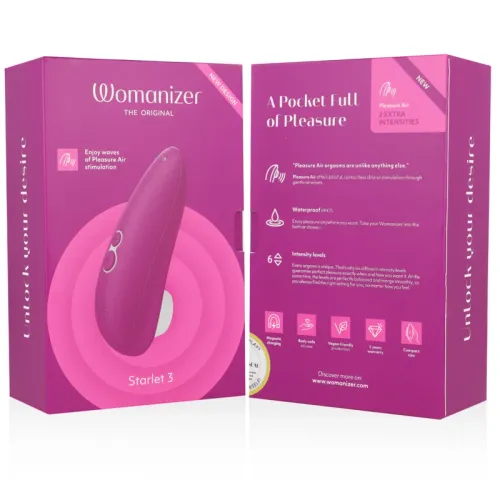 womanizer starlet 3 violet - kompaktowy model z technologią powietrzną na Arena.pl