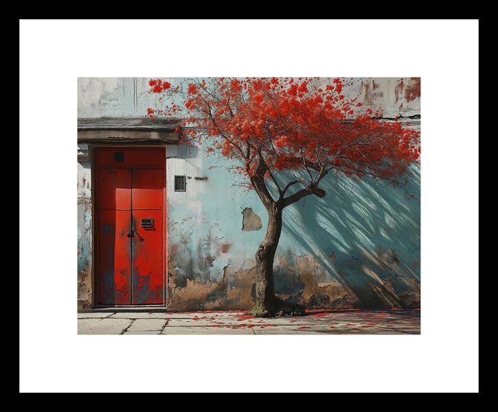 Plakat 20x15cm Widok Na Dawne zdjęcie 3