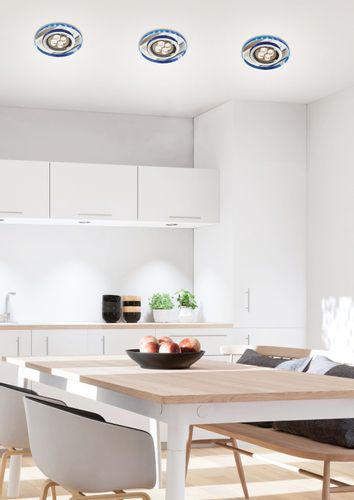 Niebieska lampa wpuszczana 2226965 do zabudowy LED 2,1W oczko na Arena.pl