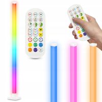 Nowoczesna muzyczna lampa stojąca PODŁOGOWA 5W LED RGB kolorowa + pilot