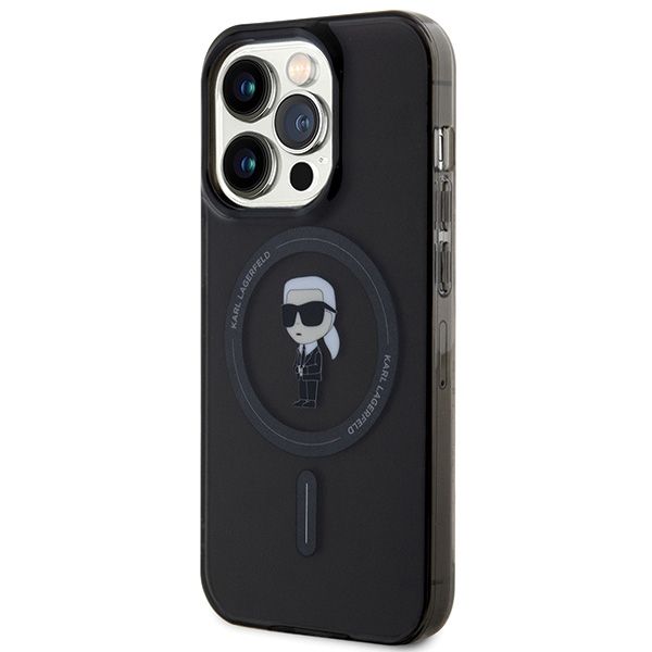 Etui Karl Lagerfeld do iPhone 15 Pro, Czarny, MagSafe zdjęcie 2