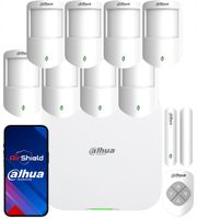 Zestaw Alarmowy Dahua 4G SMS WiFi AirShield 8x Czujka PIR Bezprzewodowy