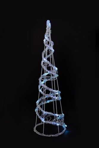 Dekoracja Stożek 30 LED 60 cm do użytku wewnętrznego i zewnętrznego zimny biał na Arena.pl