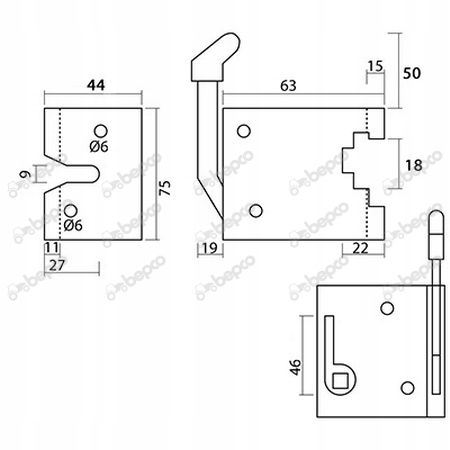 04339352 Zamek Do Drzwi Case-IH,Deutz,JCB na Arena.pl