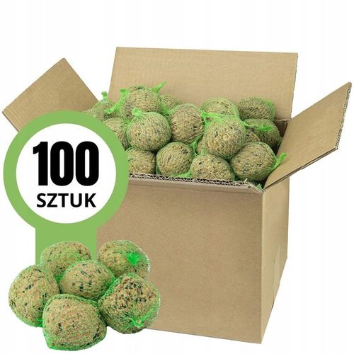 Kule tłuszczowe karma dla dzikich ptaków 100szt na Arena.pl