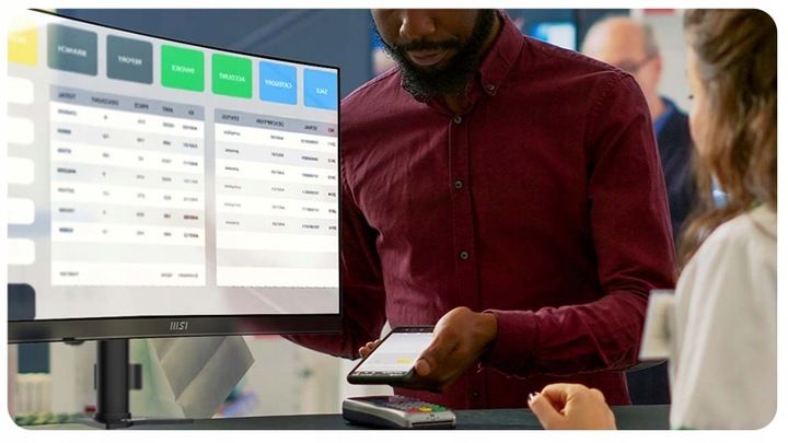 Monitor zakrzywiony 23,6" MSI MP2412C | 1920x1080 FHD | VA | 100Hz | 1ms | zdjęcie 10