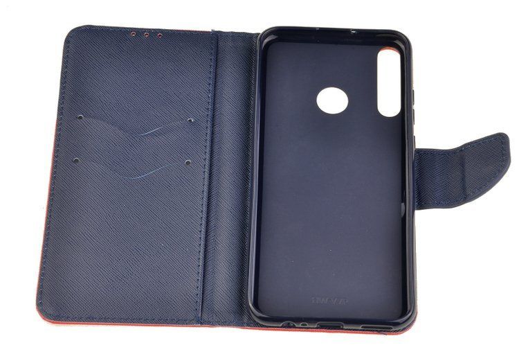 Etui portfel Fancy Case do Huawei P40 Lite E / Y7p czerwony zdjęcie 3