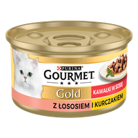 Purina Gourmet Gold łosoś/ kurczak w sosie 85g