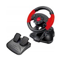 KIEROWNICA DO GIER Z PEDAŁAMI PC PS2 PS3 WIBRACJE