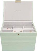 Szkatułka na biżuterię Stackers poczwórna classic zieleń szałwiowa