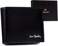 Pierre Cardin skórzany portfel męski średni modny