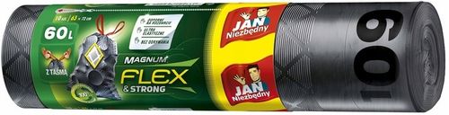 6X WORKI NA ŚMIECI Z TAŚMĄ 60L 6X8 SZT LAWENDOWE MAGNUM FLEX JAN na Arena.pl
