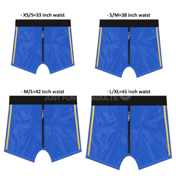 Chic Strap-On Shorts (28 - 31 Inch Waist) Blue zdjęcie 16