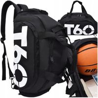 Torba sportowa Czarna Męska basen siłownia PODRÓŻNA BASEN Mocna Duża Lot XL