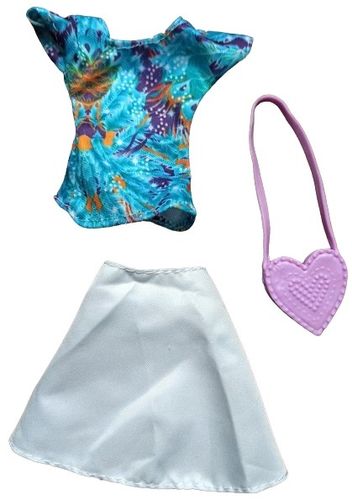 Ubranka dla Lalek SPÓDNICA BLUZKA TOREBKA spódniczka  A1 na Arena.pl