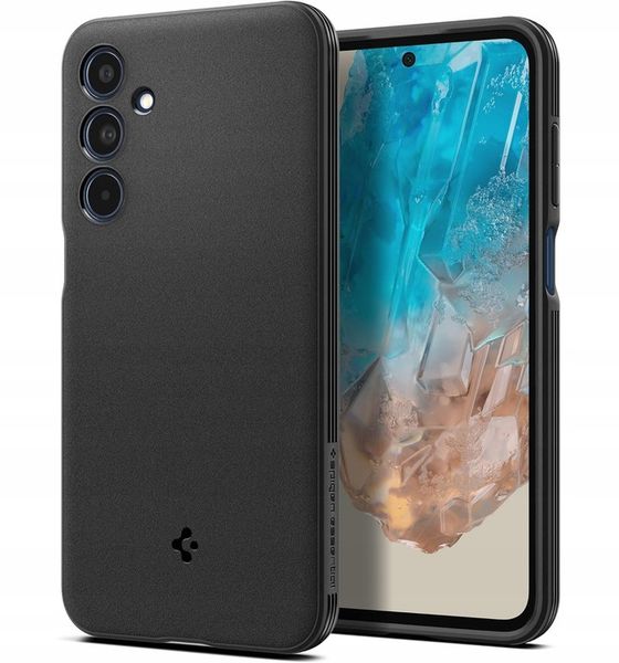 SPIGEN ESSENTIAL SANDBLAST GALAXY M35 5G MATTE BLACK zdjęcie 3