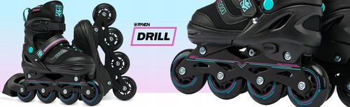 Rolki Regulowane RAVEN Drill Mint/Pink 38-42 na Arena.pl