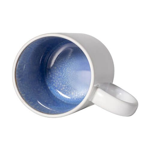 Kubek 330 ml ze szkliwionym wnętrzem do sublimacji - jasnoniebieski na Arena.pl