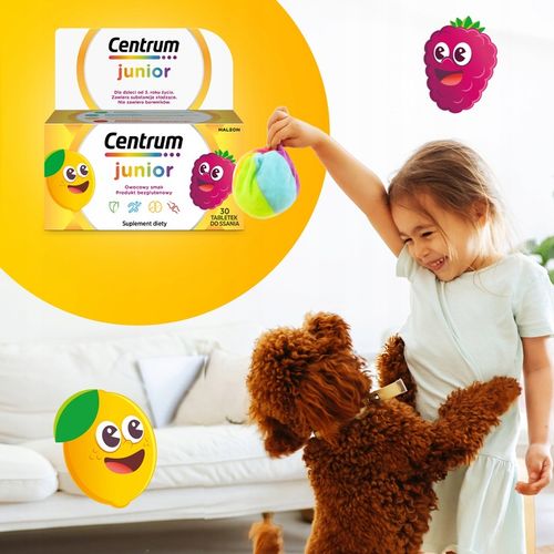 3x Multiwitamina Centrum Junior dla Dzieci witaminy i minerały 30 tabletek na Arena.pl