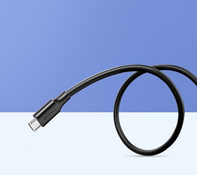 Kabel przewód USB - micro USB 2A 2m czarny zdjęcie 10