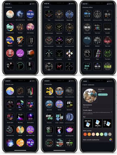 Smartwatch niktrade 206475666 czarny na Arena.pl